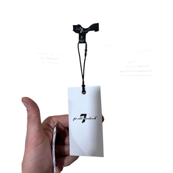 7 For All Mankind Puff Sleeves Smocked Linen Midi Dress Pastel Yellow Small NWT - Picture 4 of 13